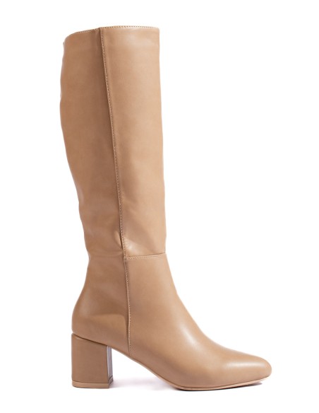 Smėlio spalvos aukštakulniai batai