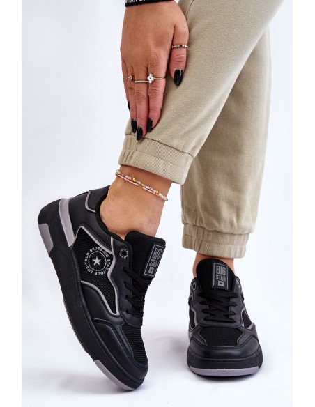 Women's Sports Shoes Big Star LL274443 Black and Gray