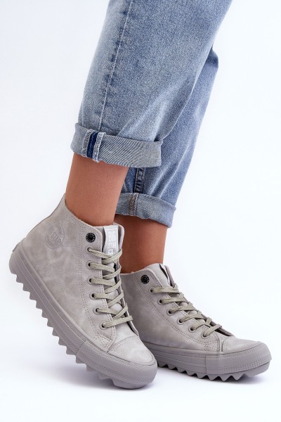 Women's Sneakers Big Star High Warm Grey GG274070 2