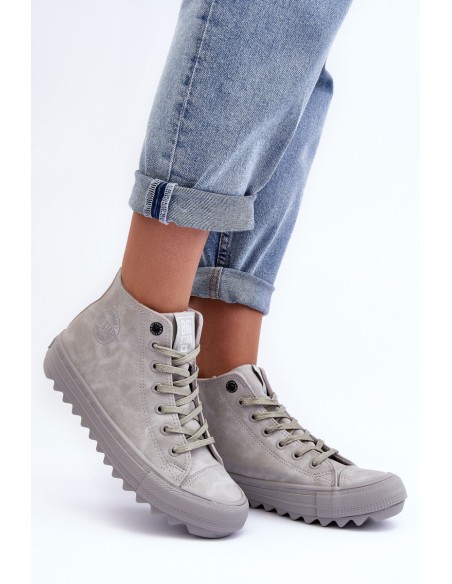 Women's Sneakers Big Star High Warm Grey GG274070