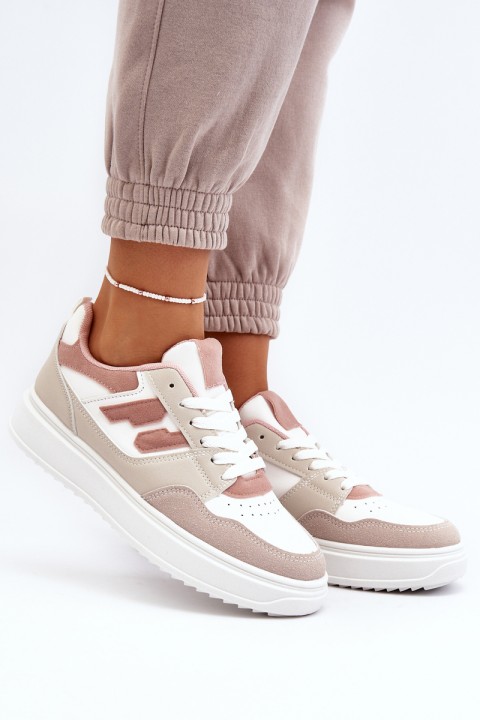 Women's Low Sneakers Beige Regines