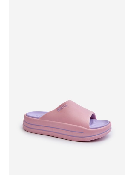 Women's Fashionable Big Star Slippers LL274A157 Light pink