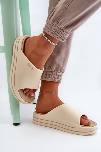 Women's Platform Sandals Big Star NN274A034 Beige