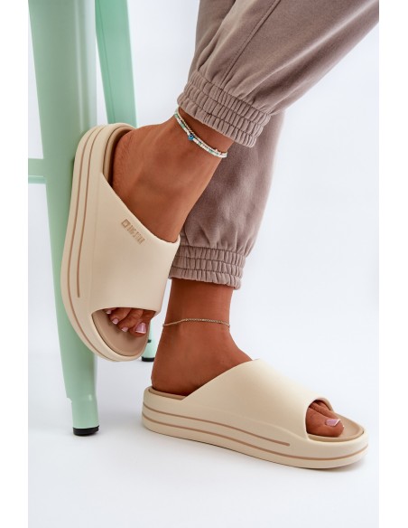 Women's Platform Sandals Big Star NN274A034 Beige