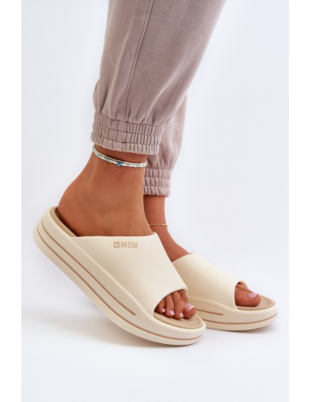 Women's Platform Sandals Big Star NN274A034 Beige