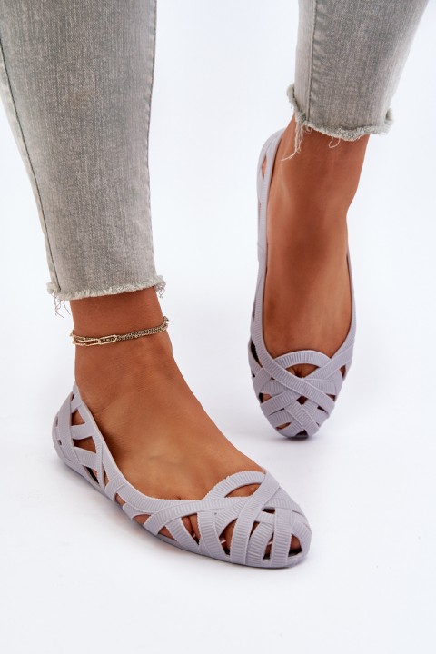 Moteriškos guminės balerinos