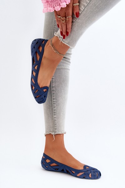 Moteriškos guminės balerinos