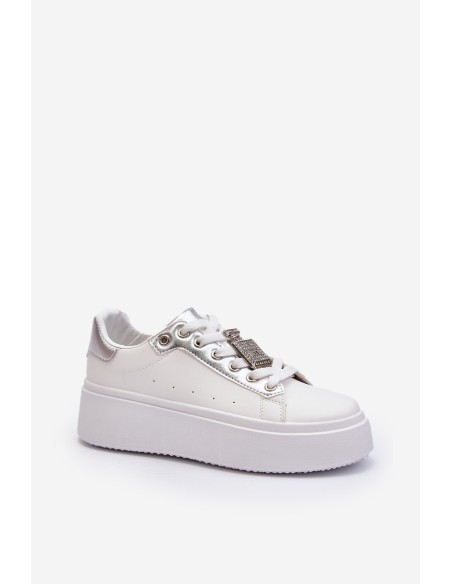 Women's Sneakers with Decoration White Celedria
