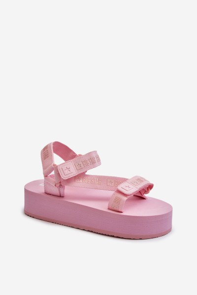 Women's Platform Sandals Big Star NN274A529 Pink 2