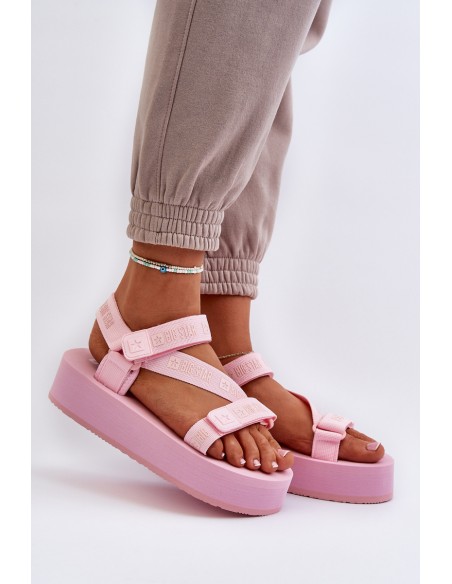 Women's Platform Sandals Big Star NN274A529 Pink