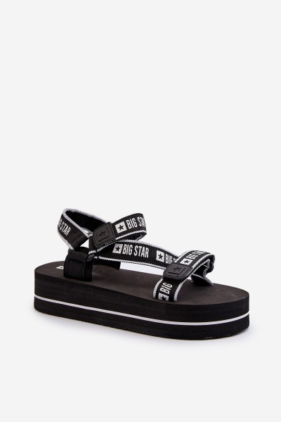 Women's Platform Sandals Big Star NN274A525 Black 2