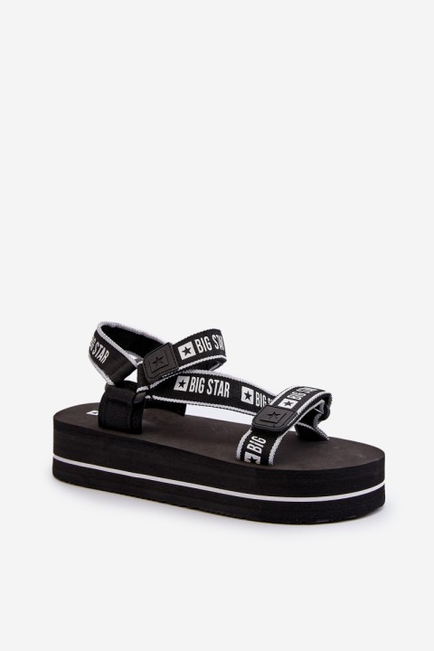 Women's Platform Sandals Big Star NN274A525 Black
