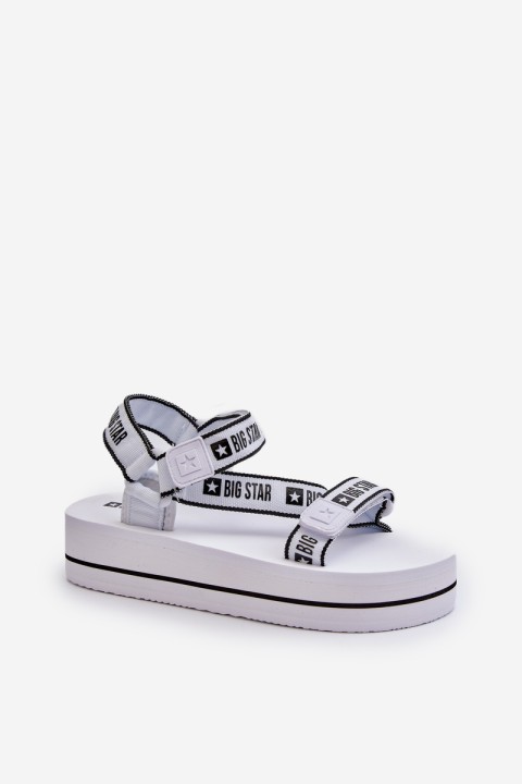 Women's Platform Sandals Big Star NN274A526 White