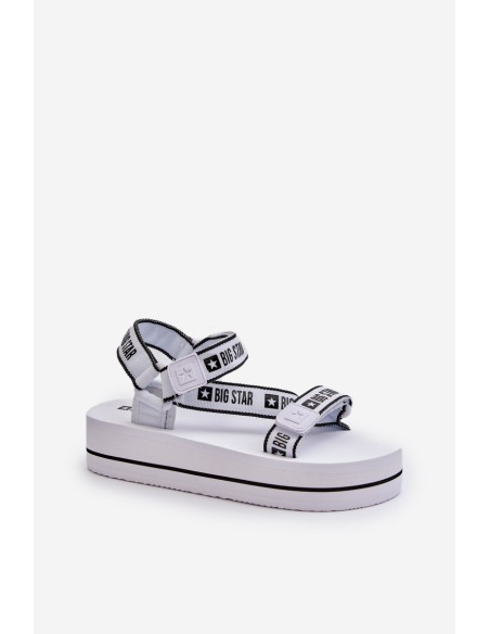 Women's Platform Sandals Big Star NN274A526 White