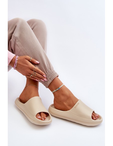 Light Women's Flip-Flops Big Star NN274A040 Beige