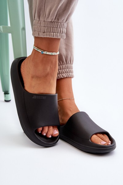 Light Women's Flip Flops Big Star NN274A042 Black