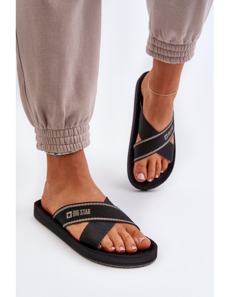 Women's Flip Flops Big Star NN274A059 Black