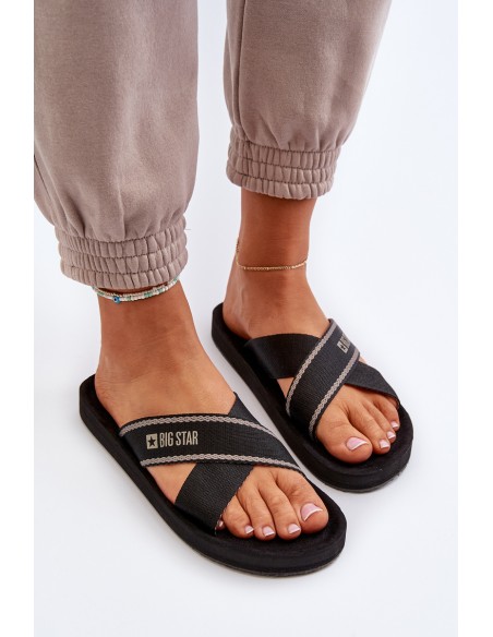 Women's Flip Flops Big Star NN274A059 Black