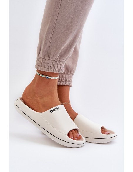 Light Women's Flip Flops Big Star NN274A043 White