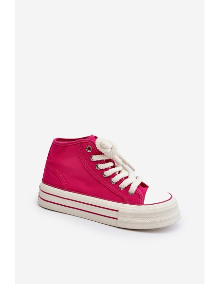 Women's Platform Sneakers Fuchsia Aineri