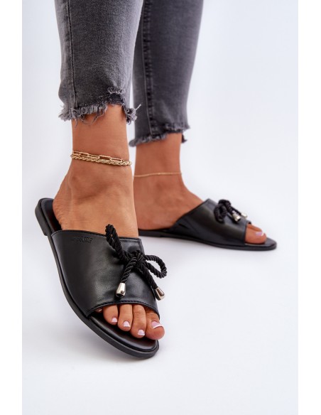 Women's Eco Leather Sandals Big Star NN274066 Black