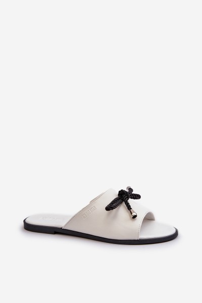 Women's eco leather sandals Big Star NN274067 White 2