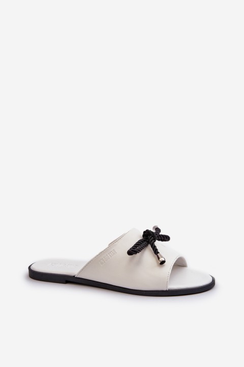 Women's eco leather sandals Big Star NN274067 White