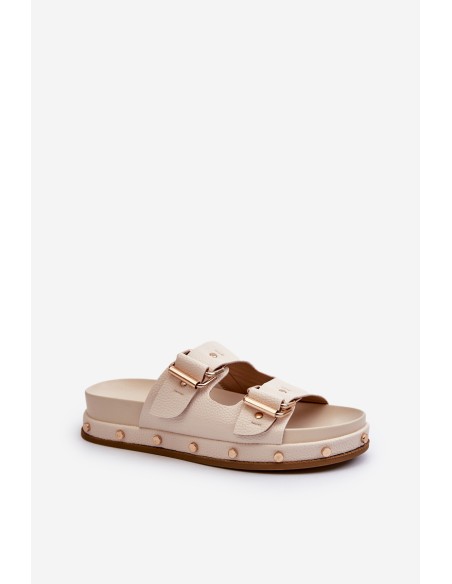 Women's Platform Sandals Big Star NN274083 Beige