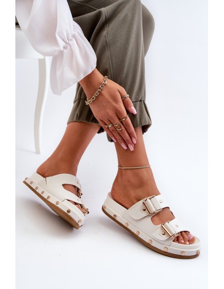 Women's Platform Sandals Big Star NN274081 White