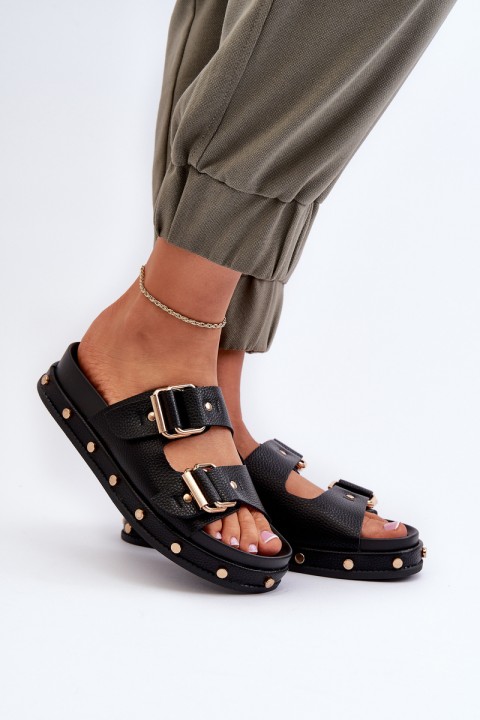 Women's Platform Sandals Big Star NN27402 Black