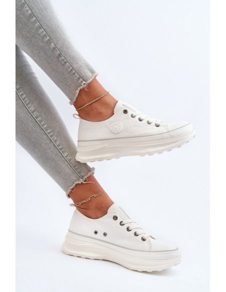 Women's sneakers with chunky sole Big Star NN274126 White