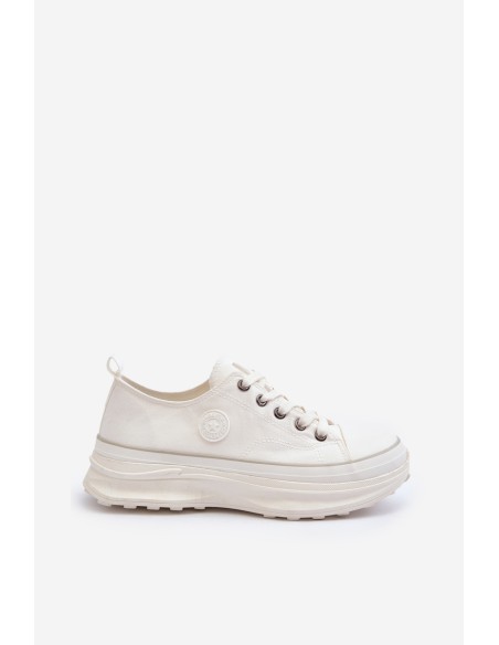 Women's sneakers with chunky sole Big Star NN274126 White
