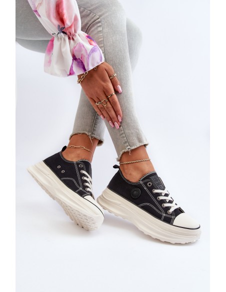 Women's sneakers on a chunky sole Big Star NN274125 Black