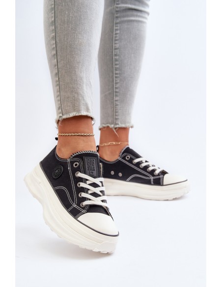 Women's sneakers on a chunky sole Big Star NN274125 Black