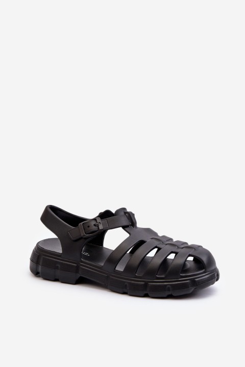 Women's Foam Sandals Roman Black Gasaria