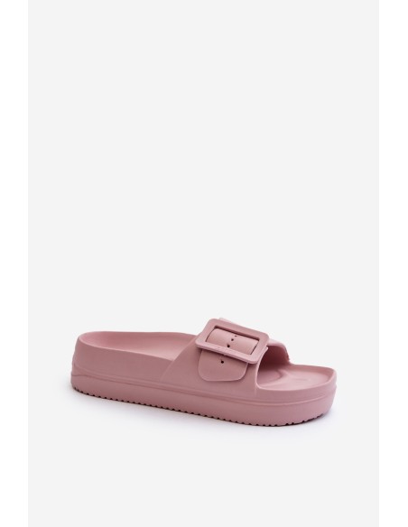 Women's Foam Platform Sandals with Buckle Big Star NN274A663 Pink
