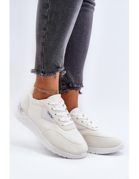 Women's White Sports Sneakers Vovella