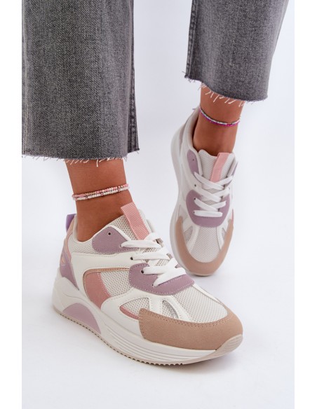 Women's Platform Sneakers Purple Lenivia