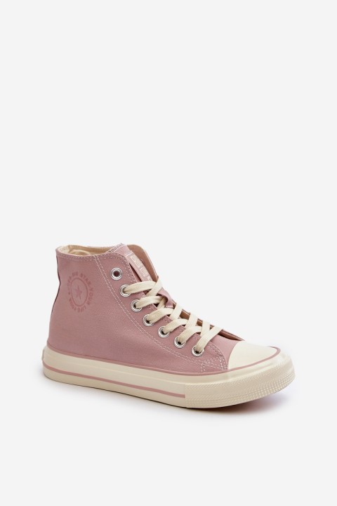 Women's High-Top Sneakers Big Star NN274277 Pink
