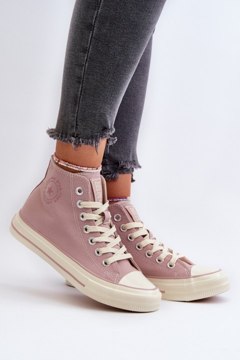 Women's High-Top Sneakers Big Star NN274277 Pink