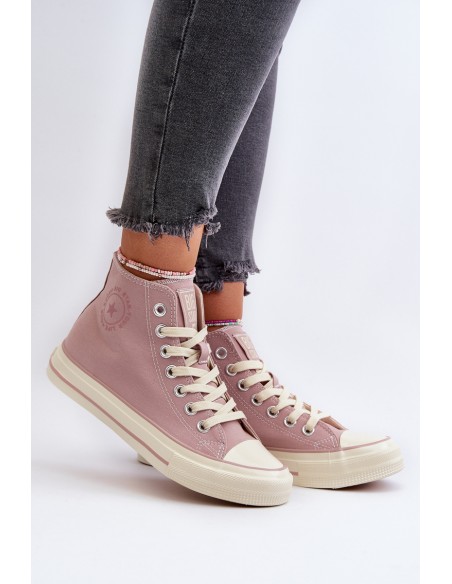 Women's High-Top Sneakers Big Star NN274277 Pink