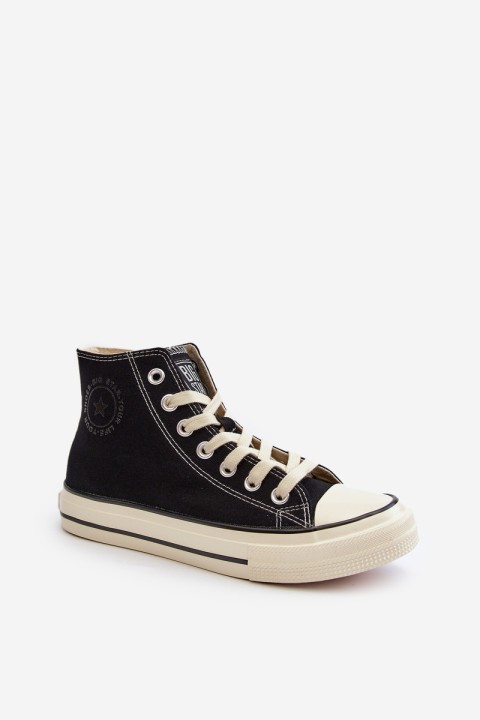 Women's High-Top Sneakers Big Star NN274283 Black