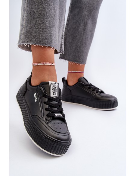 Women's Platform Sneakers Big Star NN274255 Black