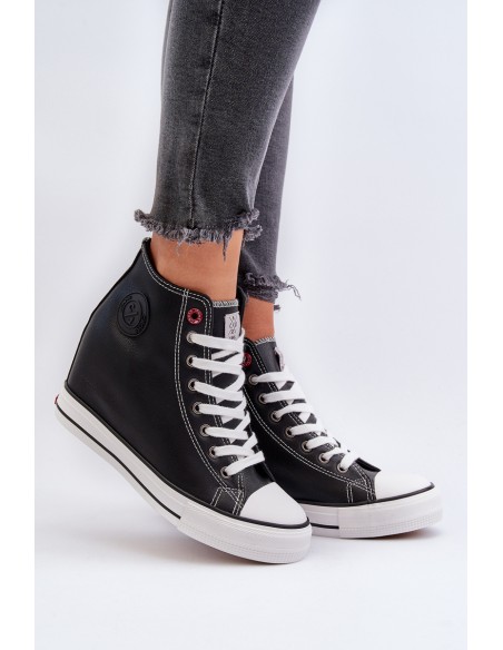 Women's Wedge Sneakers Cross Jeans NN2R4005 Black