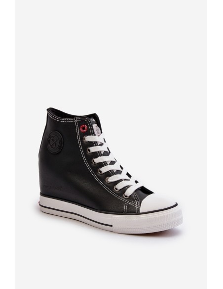 Women's Wedge Sneakers Cross Jeans NN2R4005 Black