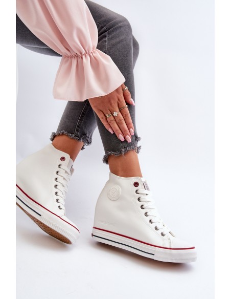 Women's Wedge Sneakers Cross Jeans NN2R4004 White