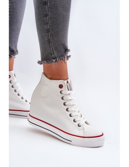 Women's Wedge Sneakers Cross Jeans NN2R4004 White