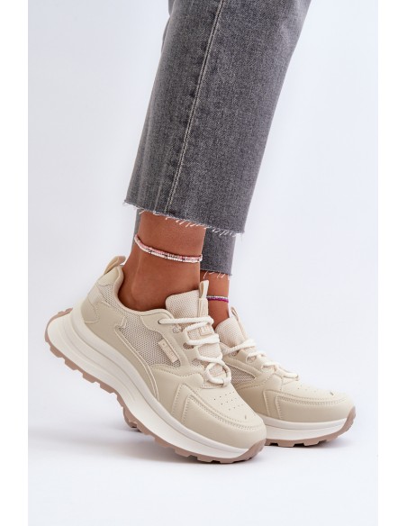 Women's Sneakers HI-POLY SYSTEM Big Star NN274A105 Beige