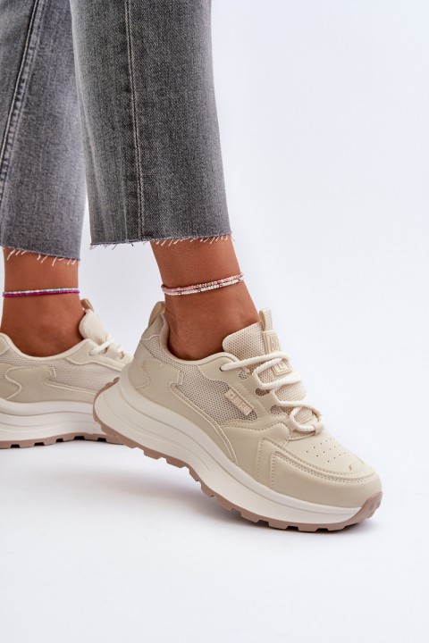 Women's Sneakers HI-POLY SYSTEM Big Star NN274A105 Beige