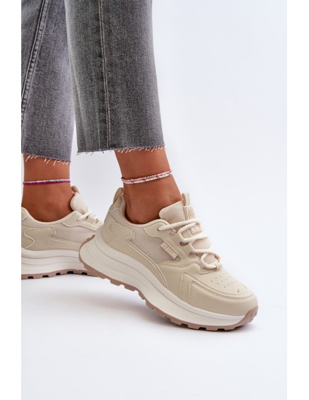 Women's Sneakers HI-POLY SYSTEM Big Star NN274A105 Beige